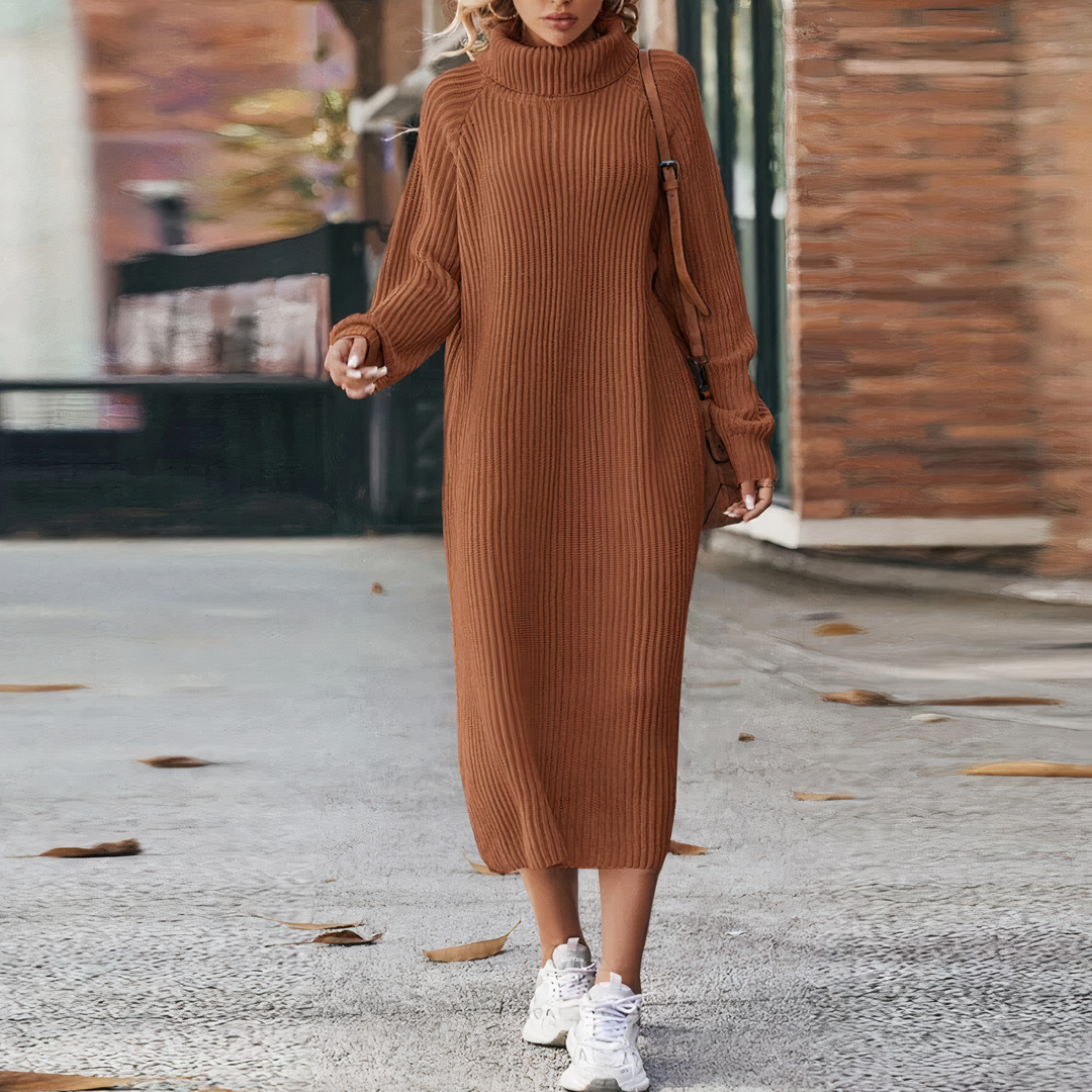 Levoire | Robe coupe moderne fluide Braun