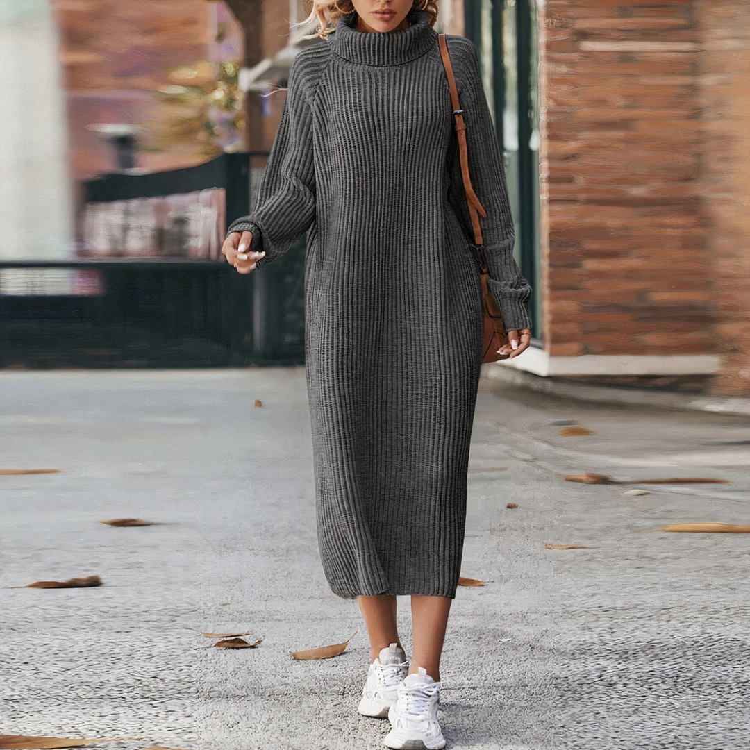 Levoire | Robe coupe moderne fluide Gris foncé