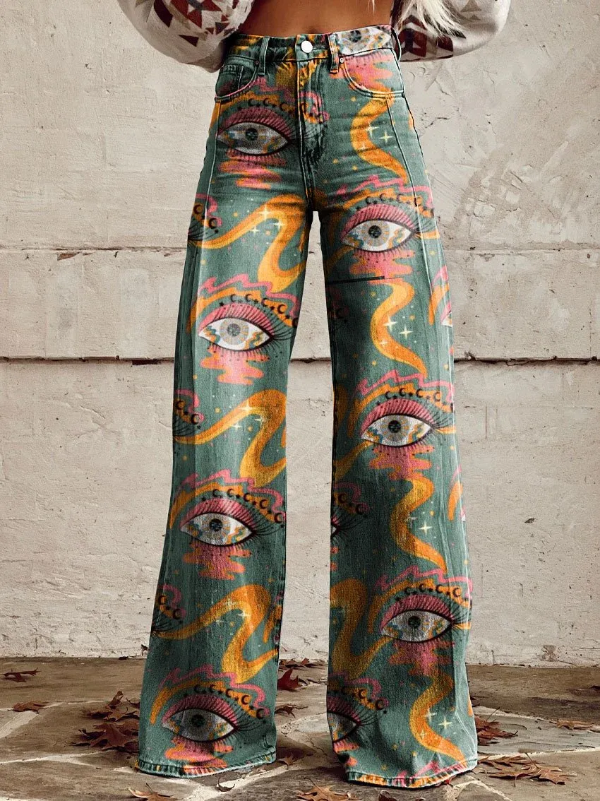 Levoire | Imprimé Vintage Pantalons Relaxants Vetskala