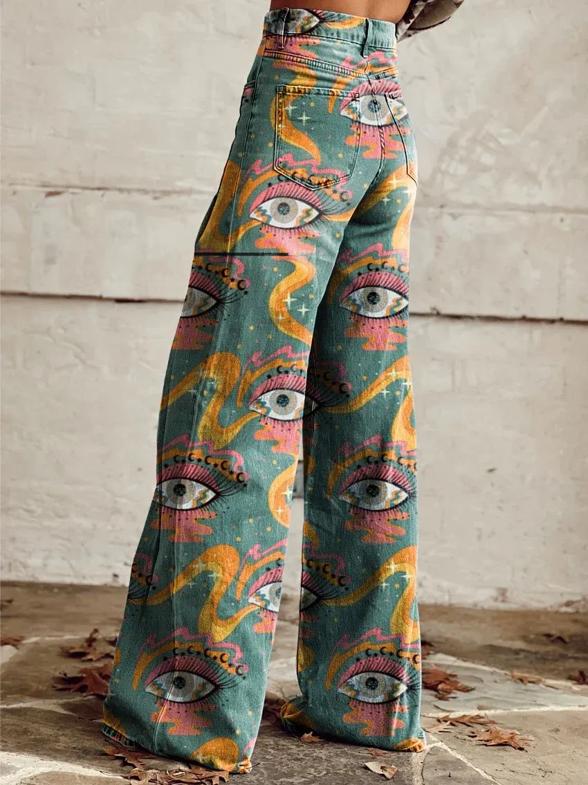 Levoire | Imprimé Vintage Pantalons Relaxants Vetskala