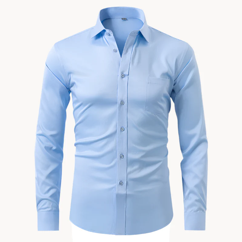 Levoire | Chemise sans plis Bleu clair
