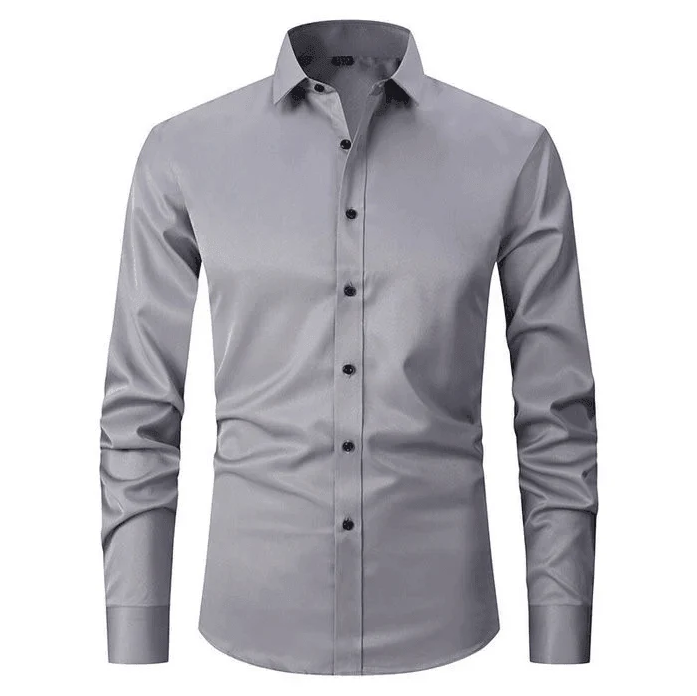 Levoire | Chemise sans plis Gris