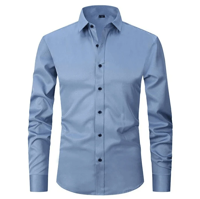 Levoire | Chemise sans plis Bleu