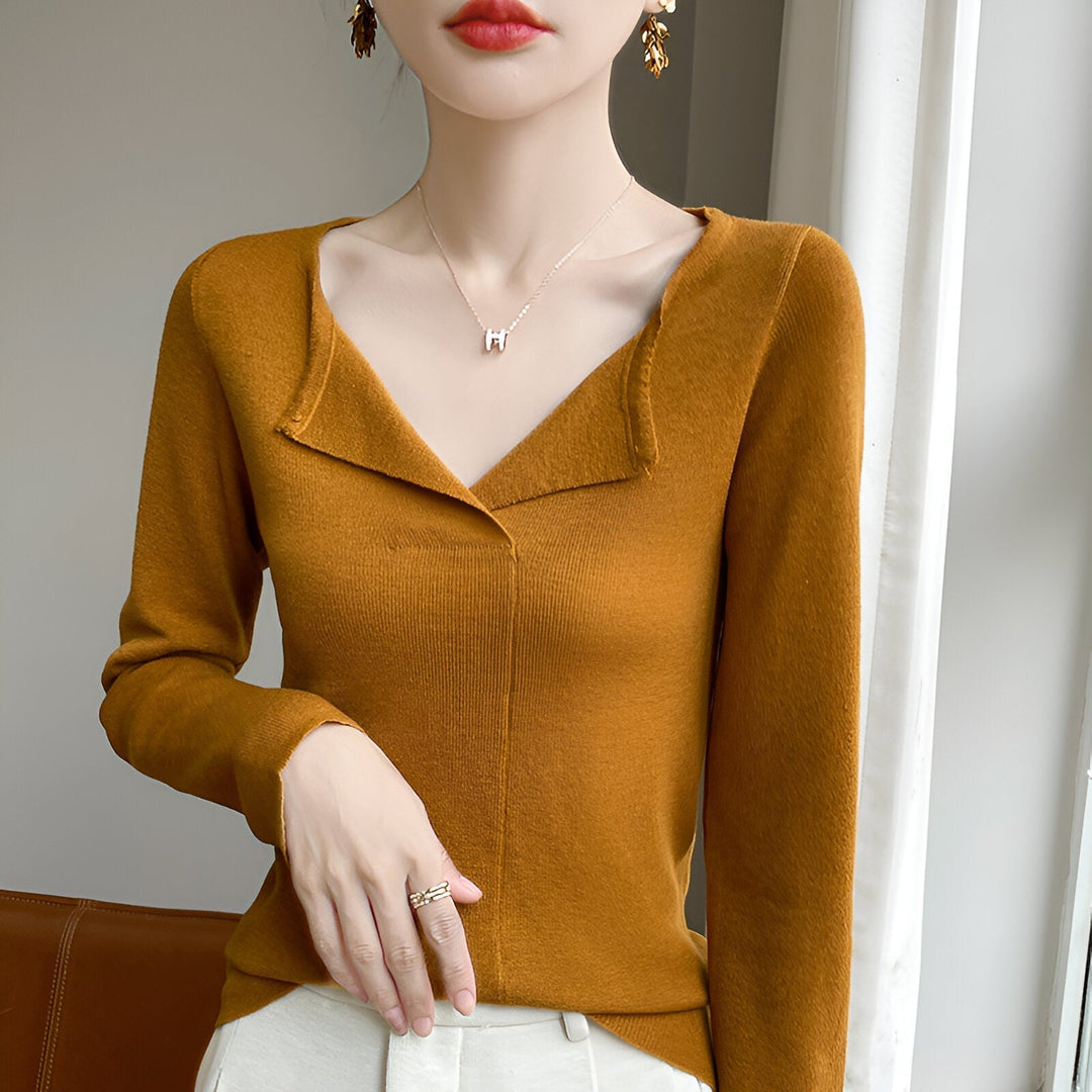 Levoire | Pull Léger Col Roulé Douceur Cachemire Gingembre