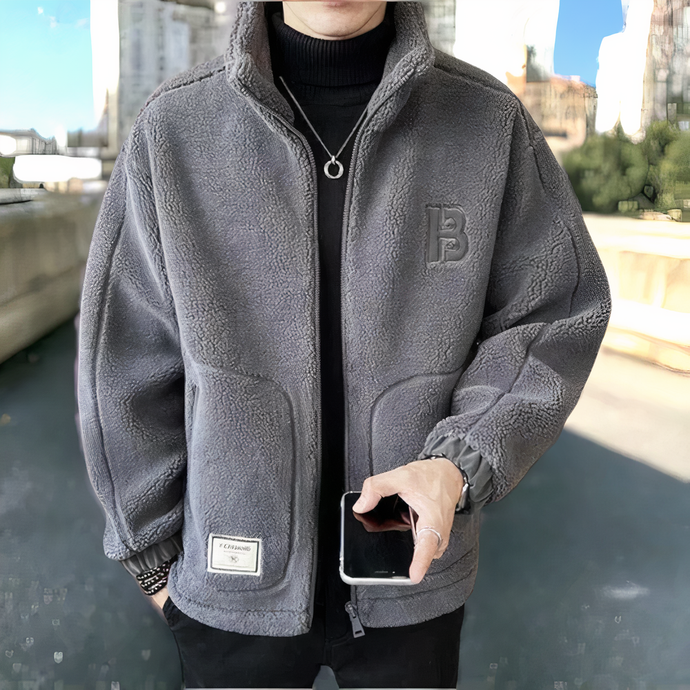 Levoire | Veste en polaire avec Confort Optimal et Design Tendance pour Hiver Gris