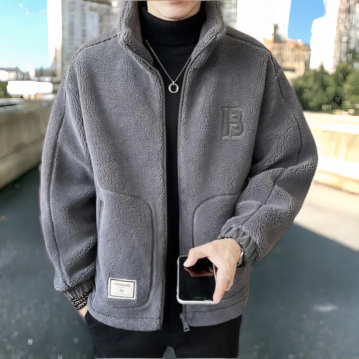 Levoire | Veste en polaire avec Confort Optimal et Design Tendance pour Hiver Gris