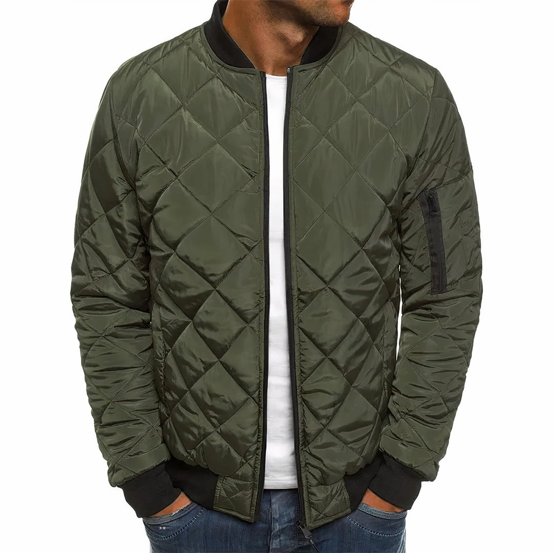 Levoire | Veste matelassée pour le printemps Vert armée