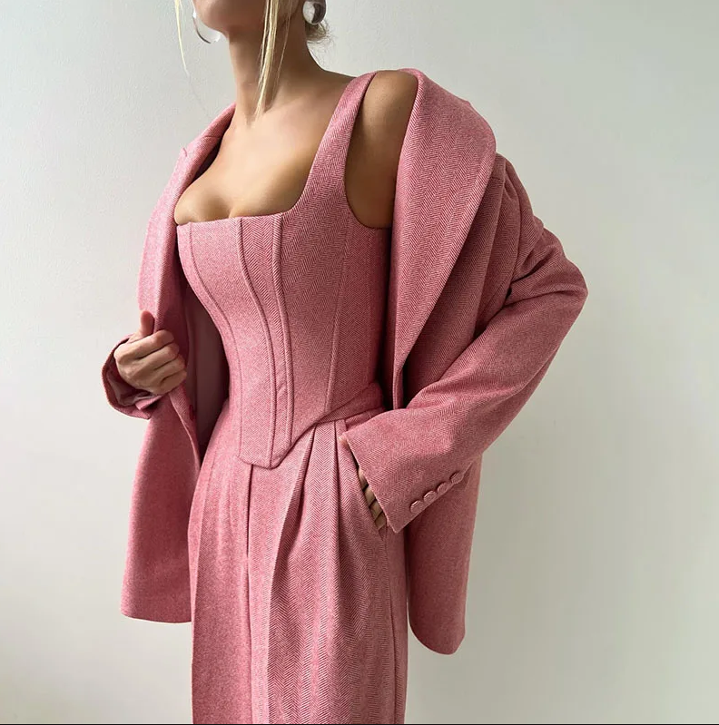 Levoire | Ensemble 3 Pièces Élégant Rosa