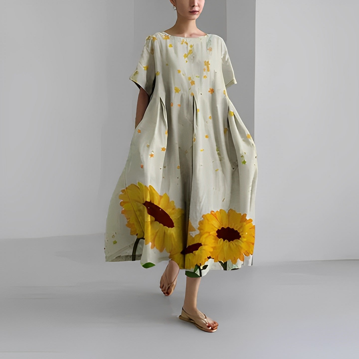 Levoire | Boho Printemps Robe Fleur Kukat