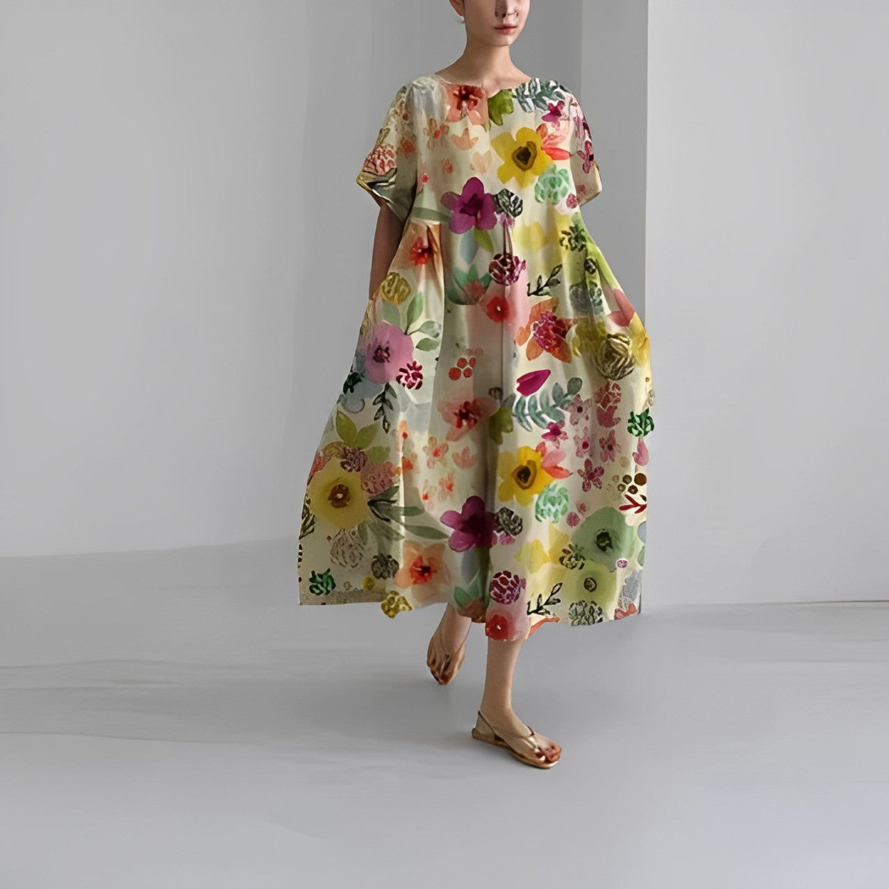 Levoire | Robe boho à fleurs Stil E