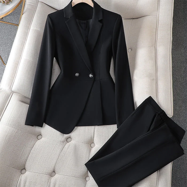 Levoire | Ensemble de blazer confortable Helmi noir