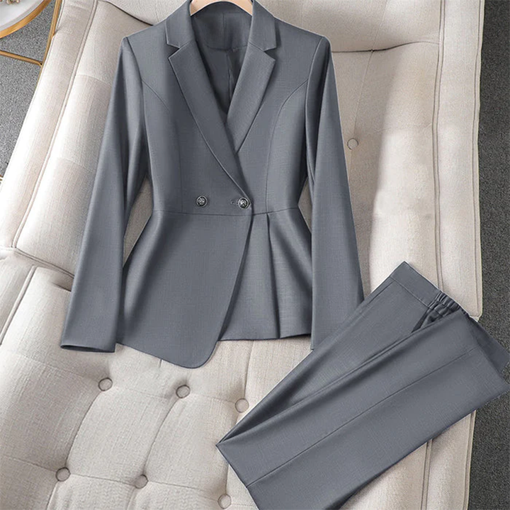 Levoire | Ensemble de blazer confortable Platine-Gris