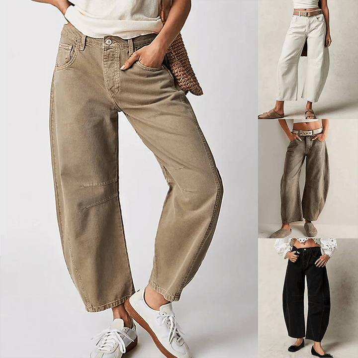 Levoire | Jeans Taille Haute En Denim Pour Femmes