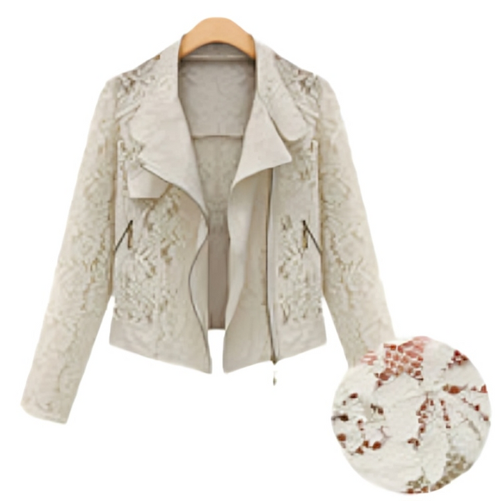 Levoire | Veste Courte En Dentelle