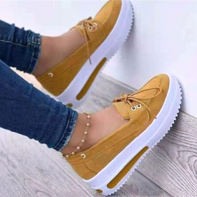 Levoire | Chaussures À Lacets Pour Un Ajustement Optimal Jaune