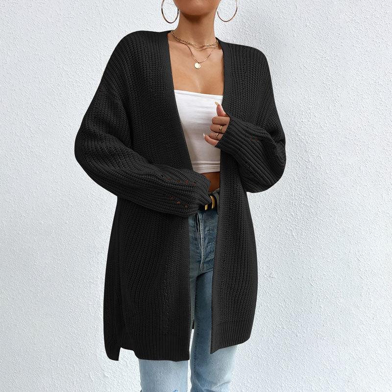 Levoire | Gilet Ouvert Devant Coton Gilet Tricoté Femme