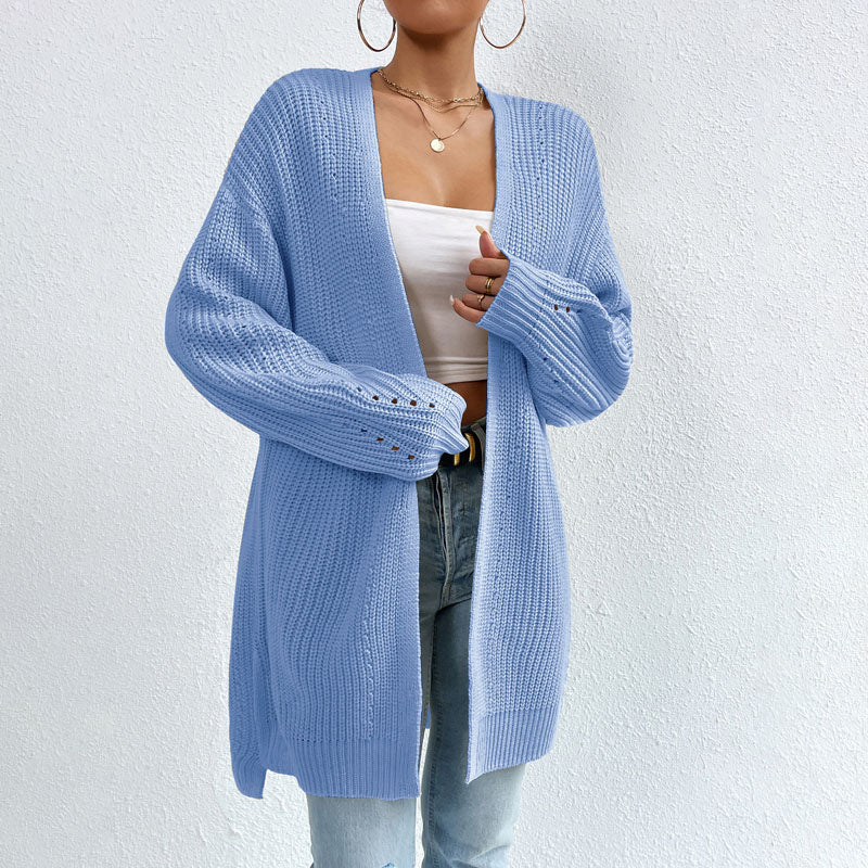 Levoire | Gilet Ouvert Devant Coton Gilet Tricoté Femme