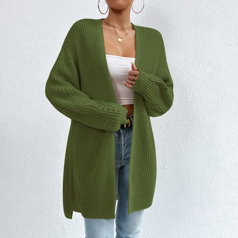 Levoire | Gilet Ouvert Devant Coton Gilet Tricoté Femme