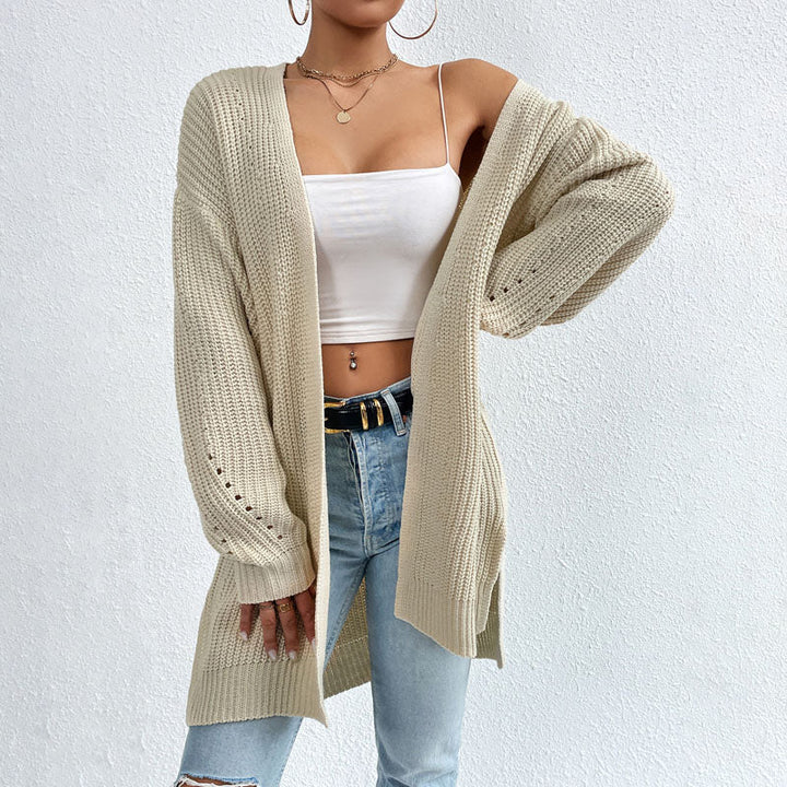 Levoire | Gilet Ouvert Devant Coton Gilet Tricoté Femme