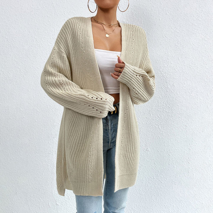 Levoire | Gilet Ouvert Devant Coton Gilet Tricoté Femme