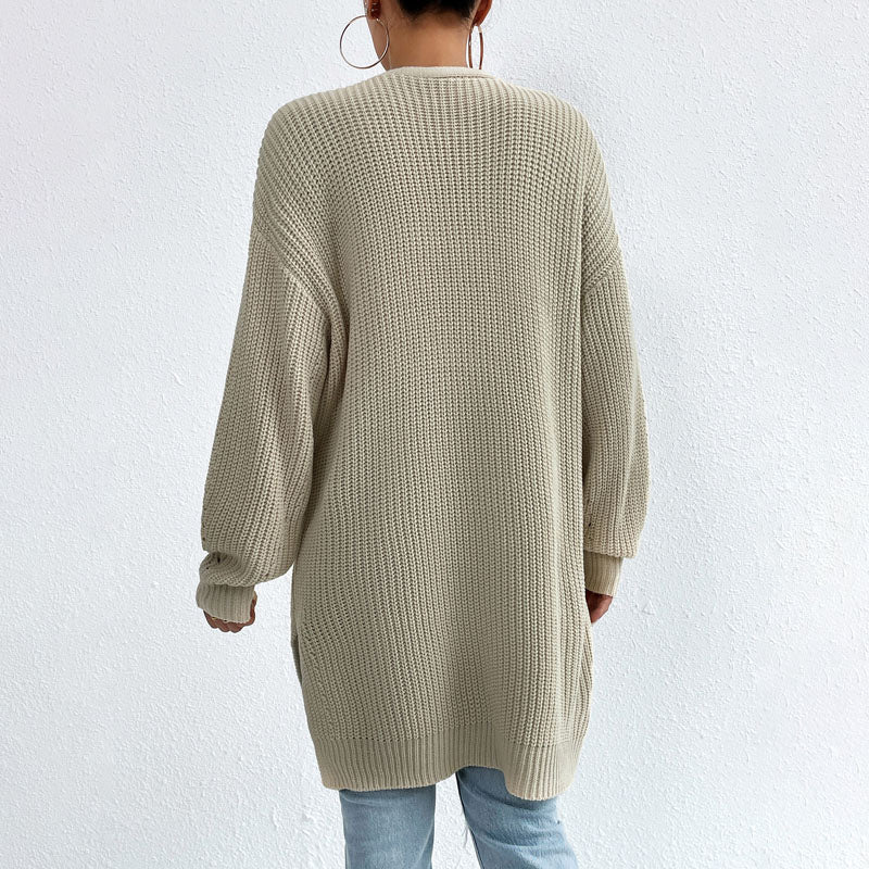 Levoire | Gilet Ouvert Devant Coton Gilet Tricoté Femme