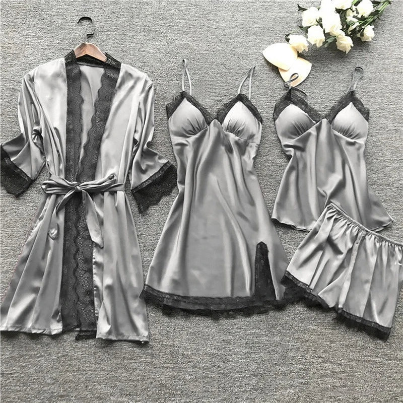 Levoire | Ensemble De Pyjama Pour Femmes Gris