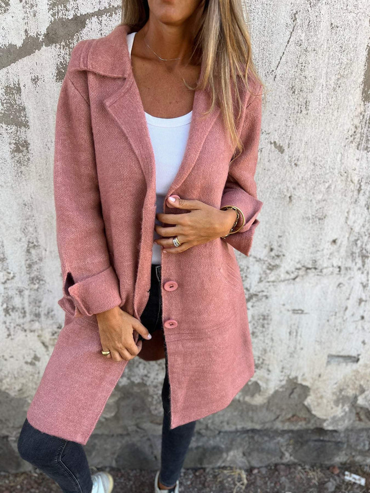 Levoire | Veste D'Automne À Boutons Pour Femmes Rosa