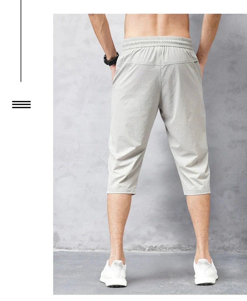 Levoire | Séchage Rapide Pantalon De Bain Capri Taille Élastique