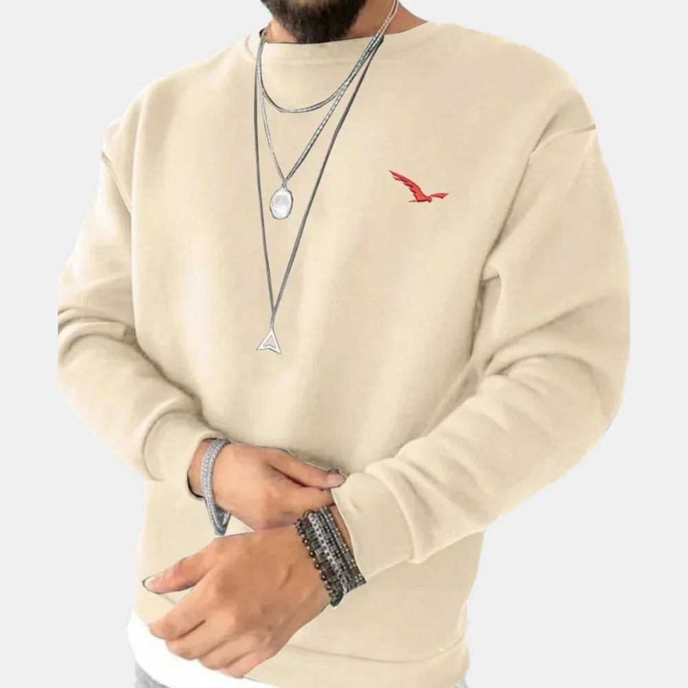 Levoire | Pull-Over En Laine Confortable Pour Hommes Beige