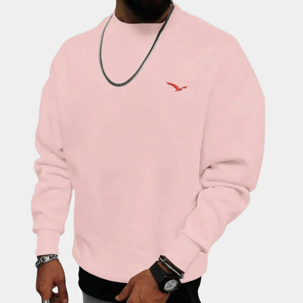 Levoire | Pull-Over En Laine Confortable Pour Hommes Rosa