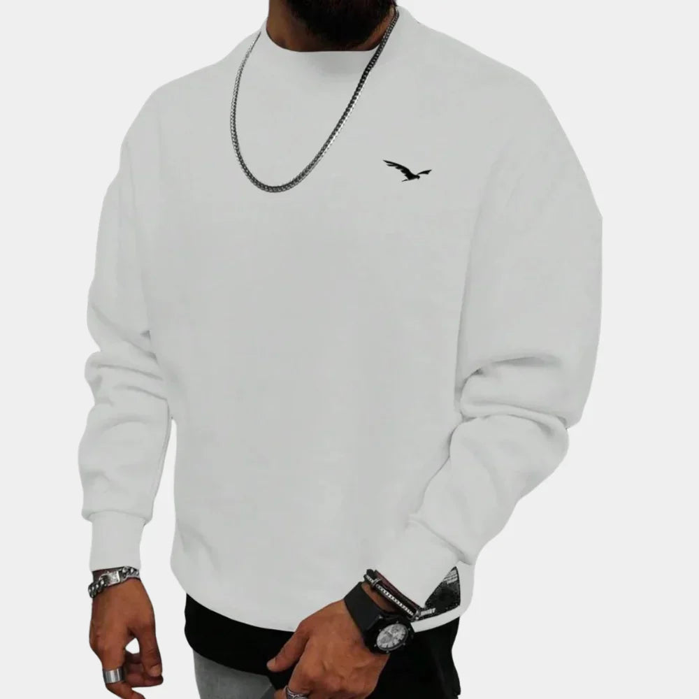 Levoire | Pull-Over En Laine Confortable Pour Hommes Blanc