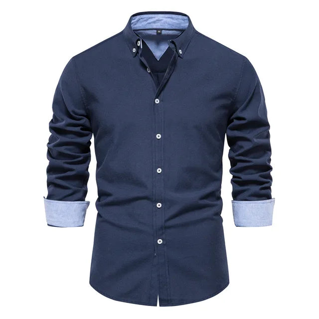 Levoire | Chemise À Col Inversé Pour Hommes Merensininen