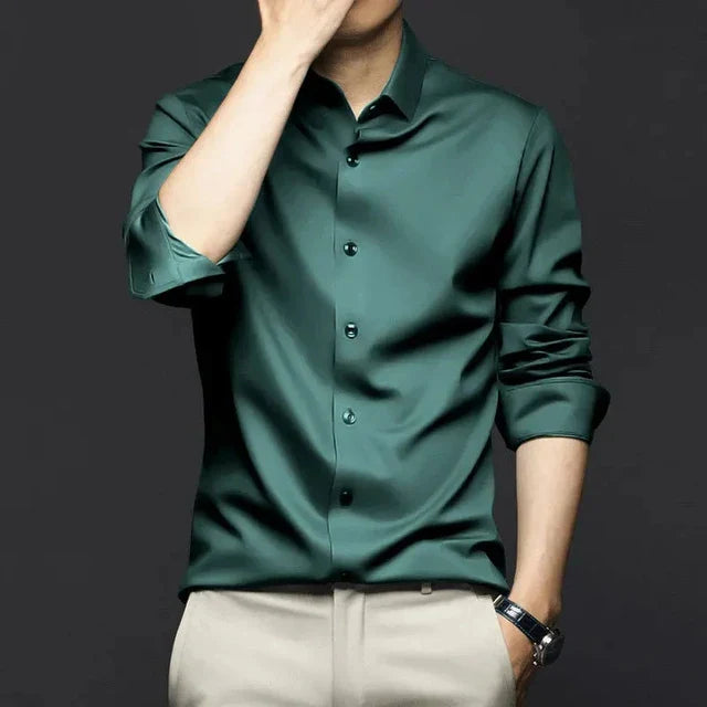 Levoire | Chemise Confortable Pour Homme Vert