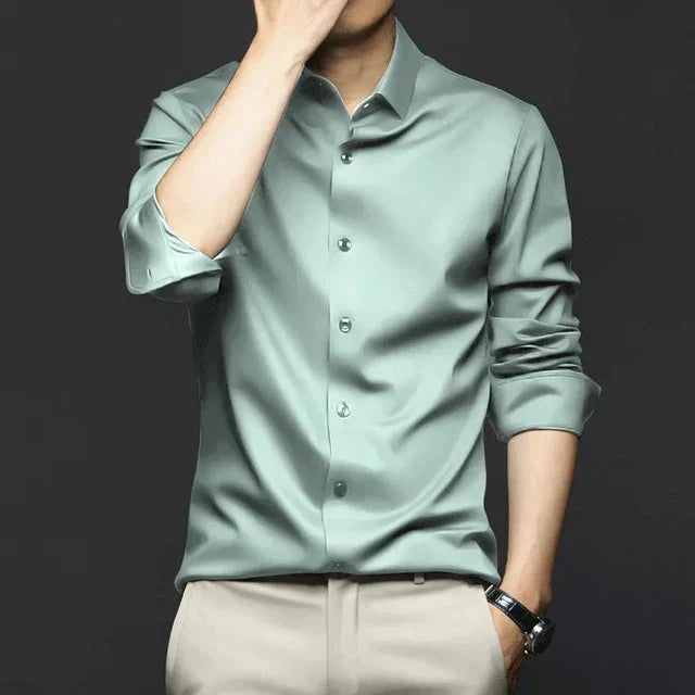 Levoire | Chemise Confortable Pour Homme Vert clair