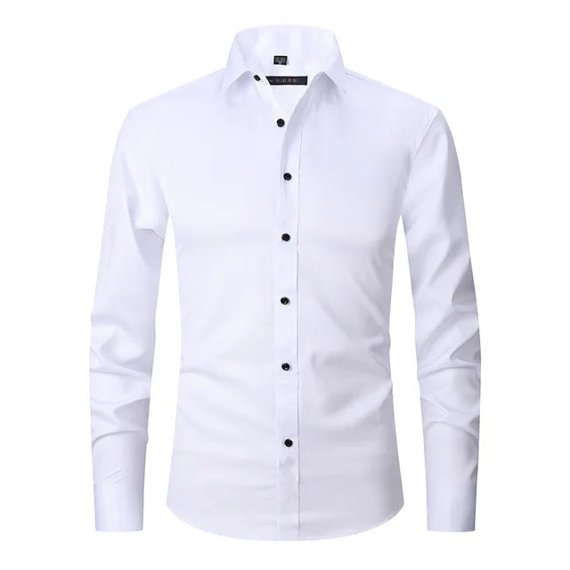 Levoire | T-Shirt Slim Fit Élastique Mark Blanc