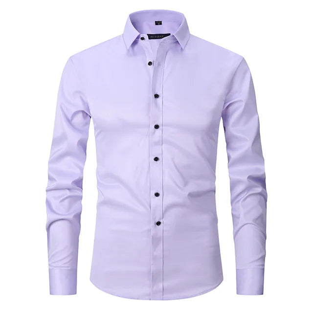 Levoire | T-Shirt Slim Fit Élastique Mark Lila clair