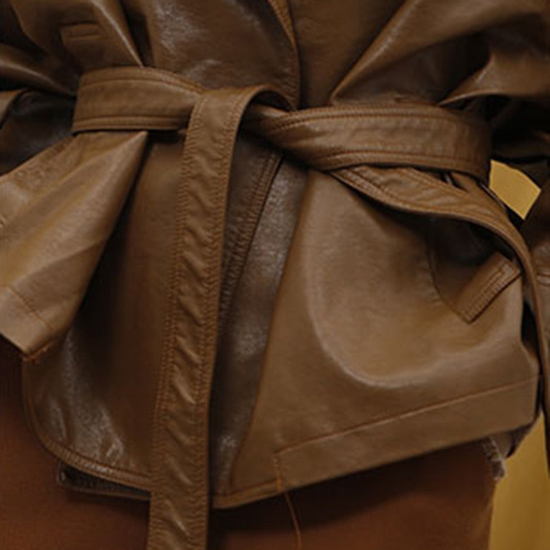Levoire | Veste En Cuir Synthétique Élégante