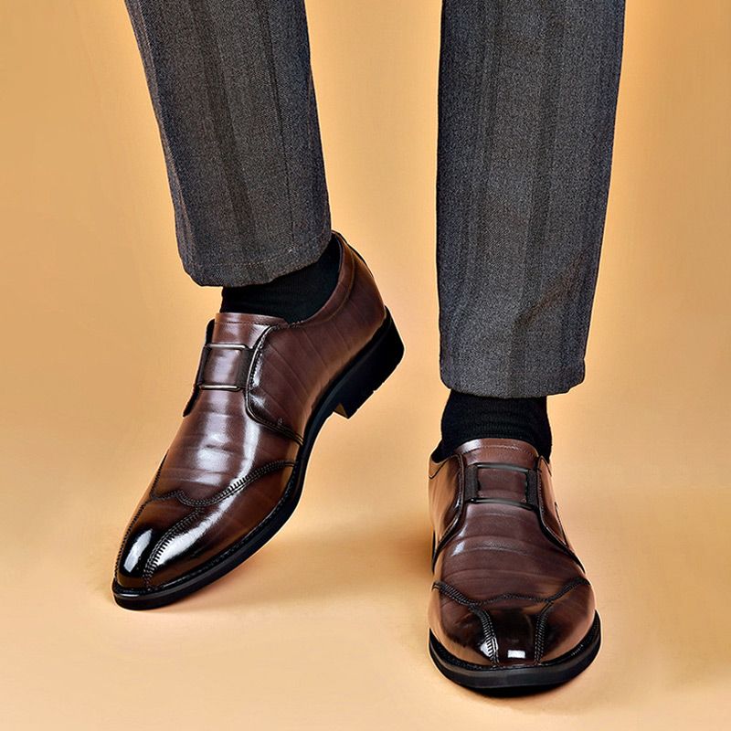 Levoire | Cuir Chaussures Hommes Chaussures Élégantes Pour Les Affaires D'Un Look Décontracté
