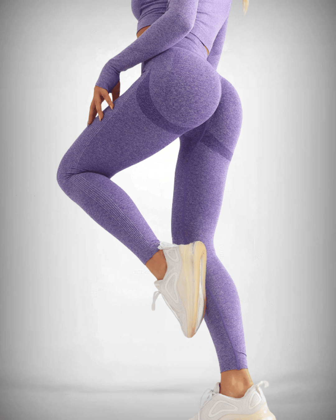 Levoire | Leggings De Pilates Pour Femme Avec Taille Haute Pour Un Confort Ultime Lila