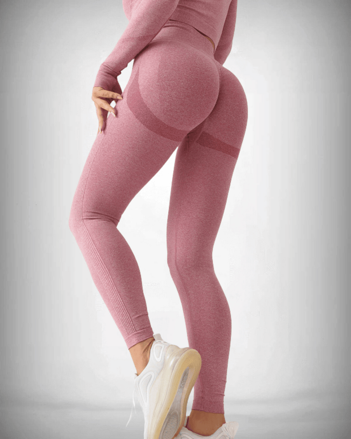 Levoire | Leggings De Pilates Pour Femme Avec Taille Haute Pour Un Confort Ultime Rosa