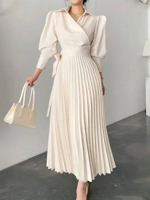 Levoire | Robe Maxi D'Été En A Beige