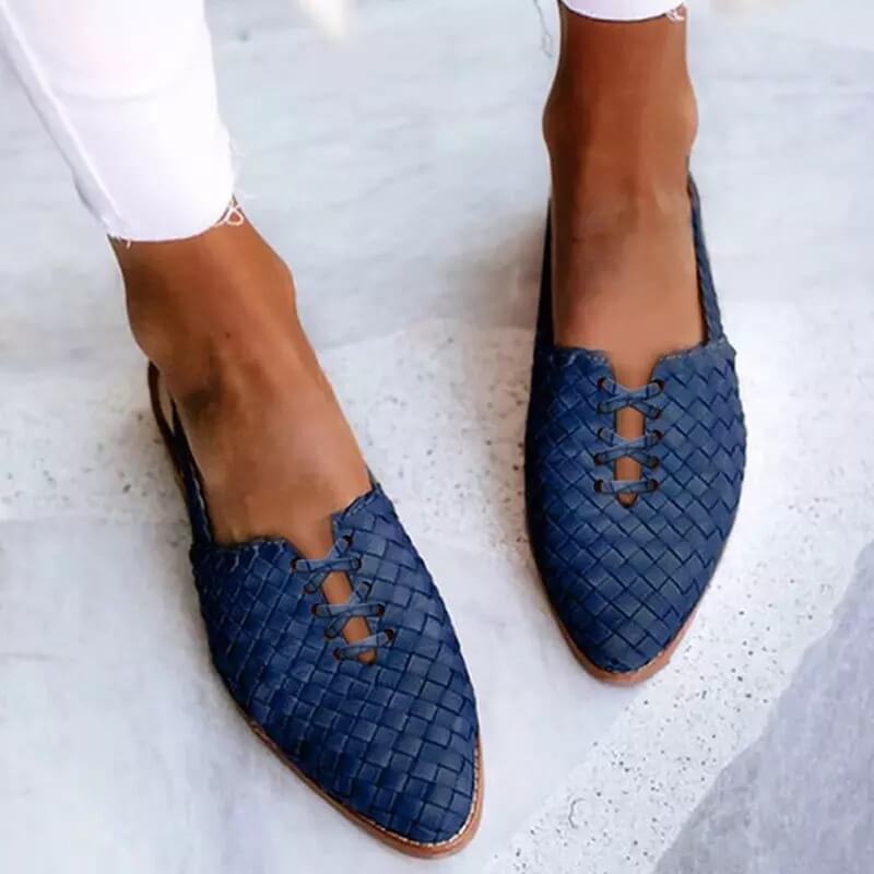 Levoire | Chaussures À Orteils Fermés Pour Femmes Livia Bleu