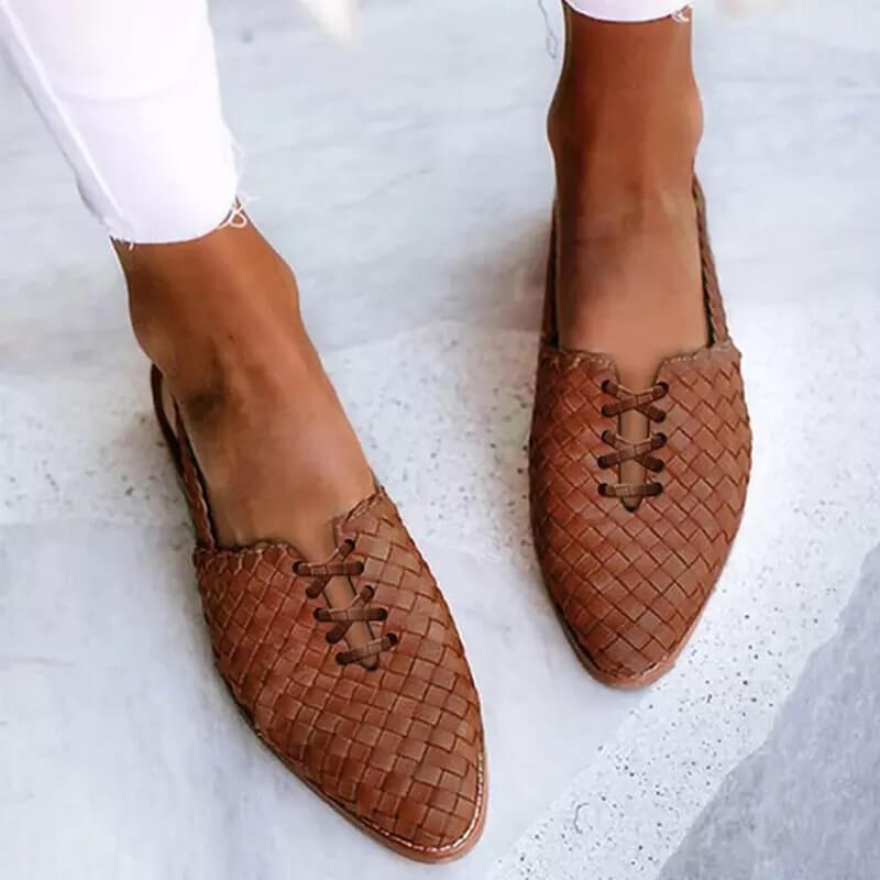 Levoire | Chaussures À Orteils Fermés Pour Femmes Livia Marron foncé