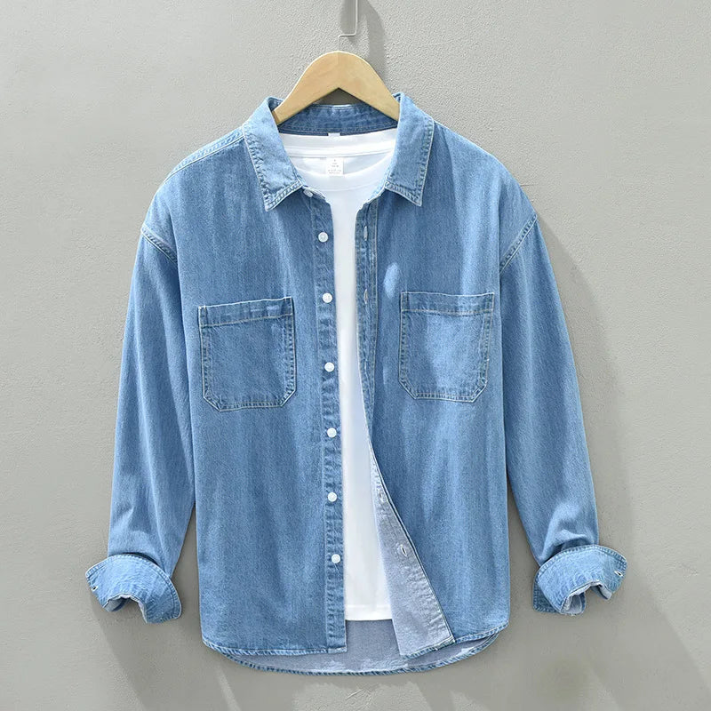 Levoire | Chemise En Denim Intemporel Hommes