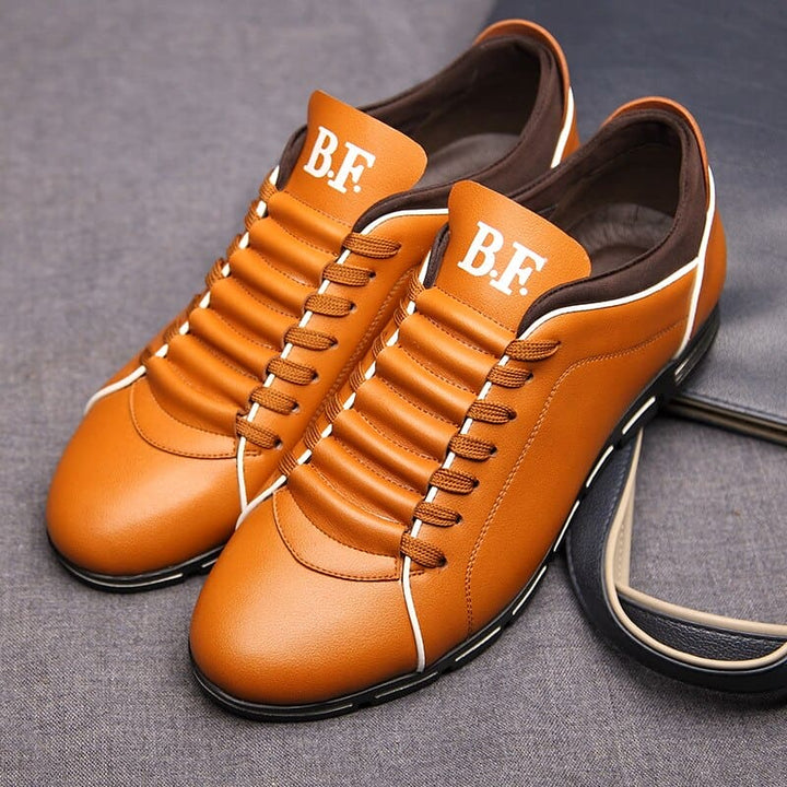 Levoire | Chaussures En Cuir Formelles Orange