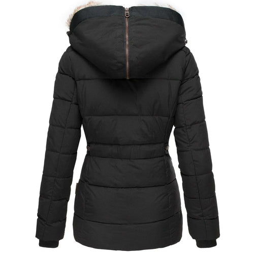 Levoire | Manteau À Capuche À Manches Longues En Fourrure Avec Fermeture Éclair