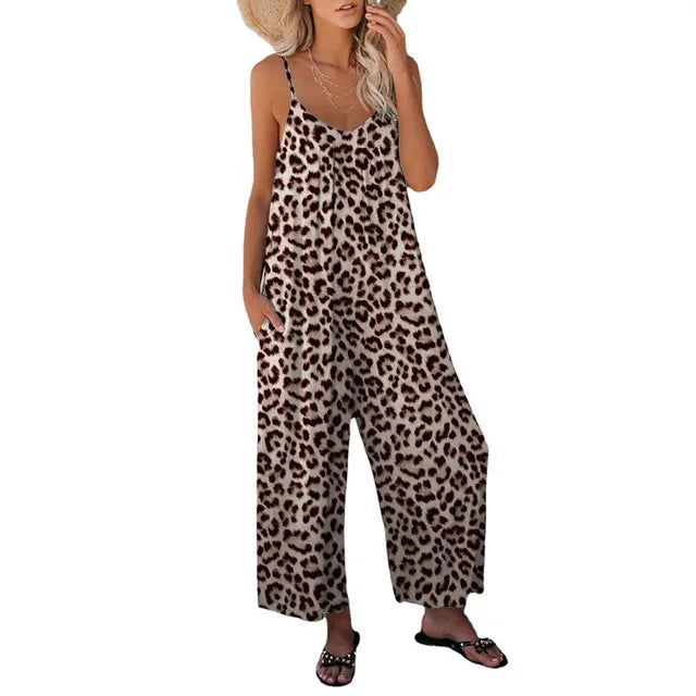 Levoire | Combinaison Avec Imprime Leopard Coupe Decontractee Femmes