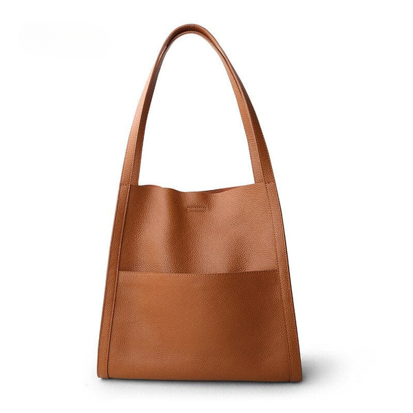 Levoire | Sac Grande Capacité Sac À Bandoulière Sac De Course Braun