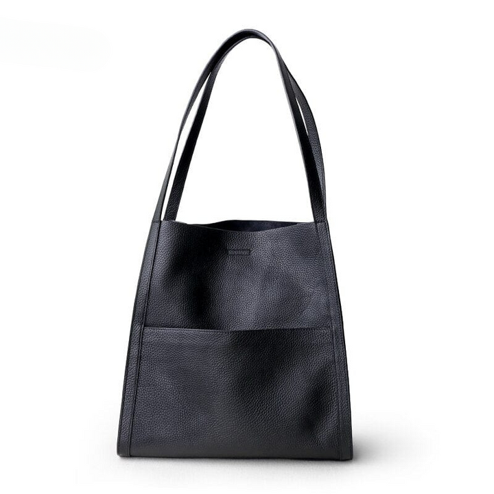 Levoire | Sac Grande Capacité Sac À Bandoulière Sac De Course Noir