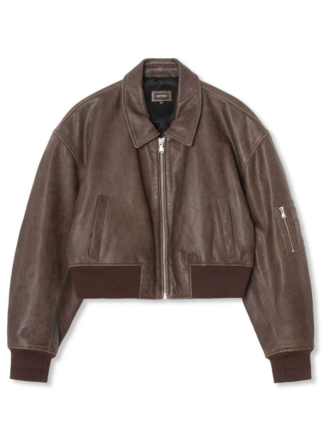 Levoire | Veste Bomber Marron Cintrée Pour Femmes Braun